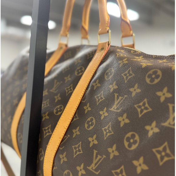 LOUIS VUITTON MONOGRAM KEEPALL 55 - Picture 4 of 8